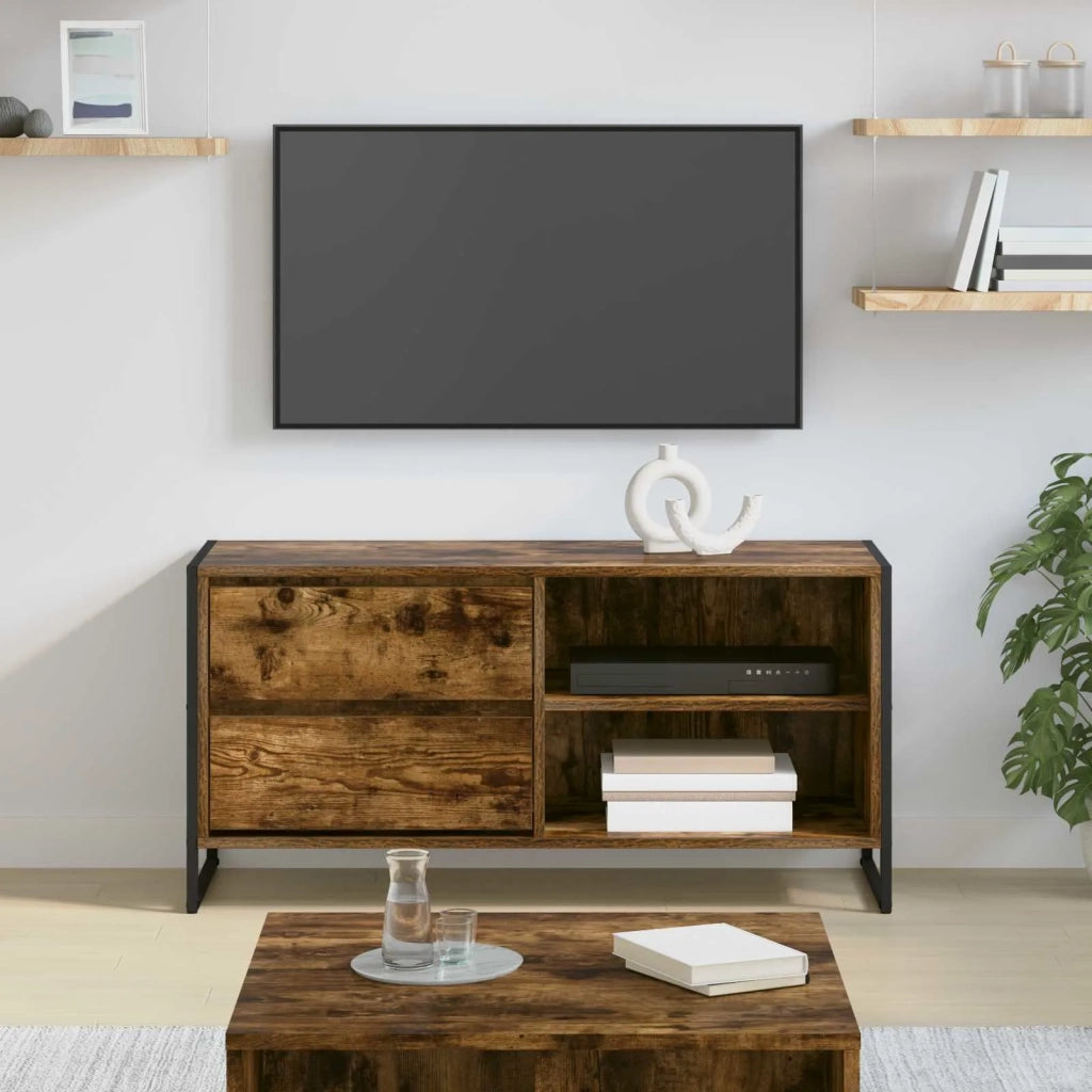 Mobile TV-Credenza per TV-Console TV Quercia Fumosa 100 x 36 x 49,5 cm Legno multistrato 928925