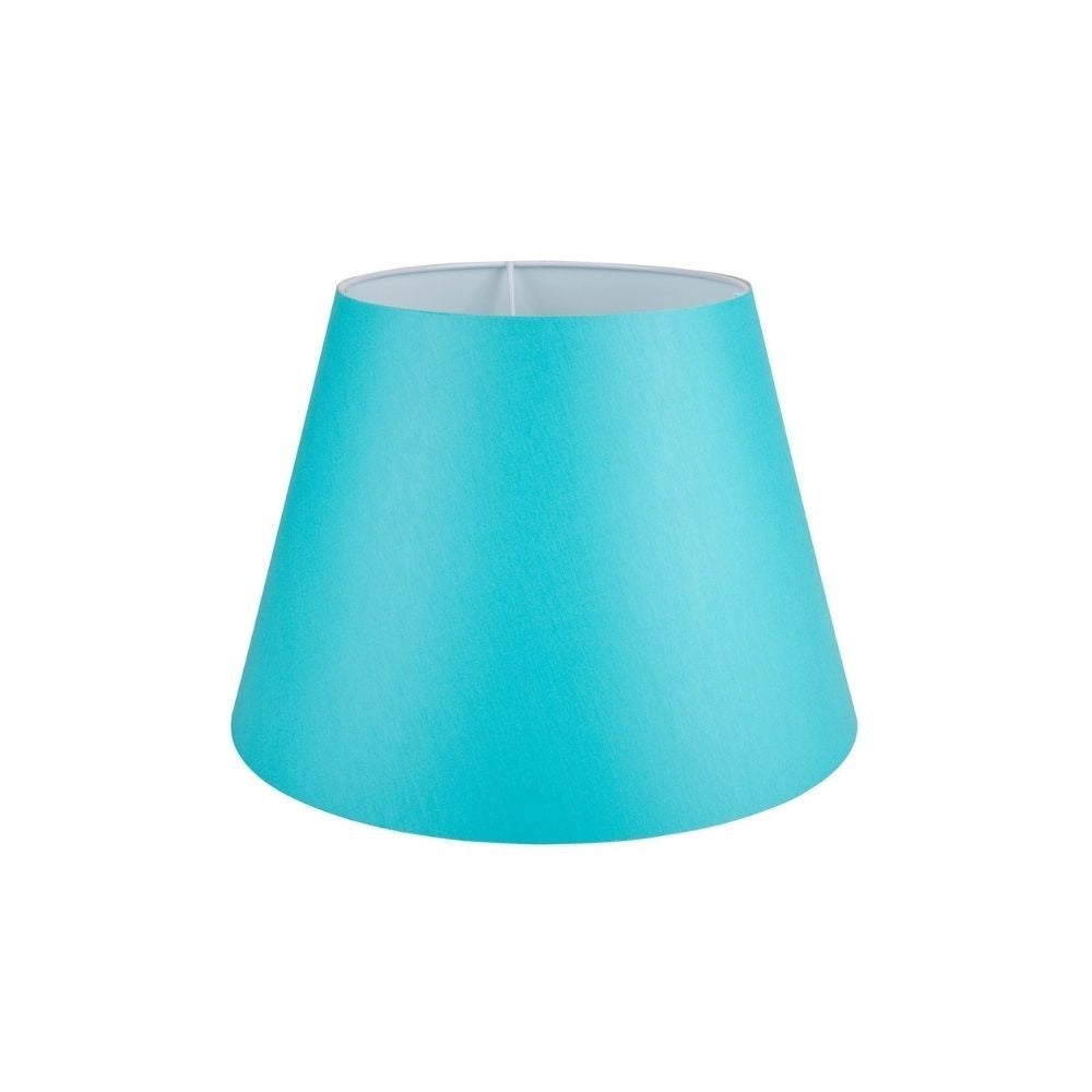 Lampada da tavolo base bianca e paralume colore turchese LAGUNAH372877