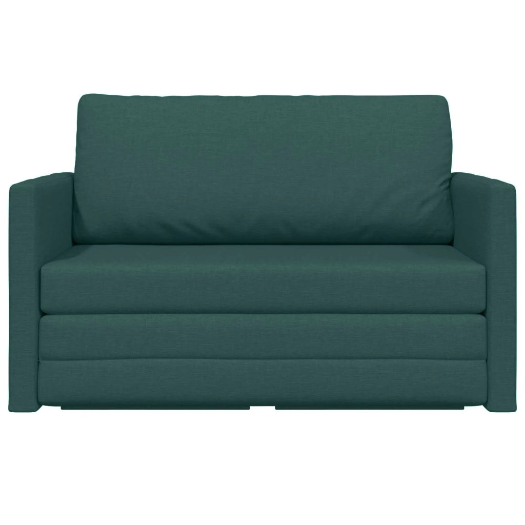 Divano letto 110cm Verde Scuro Tessuto 4106695