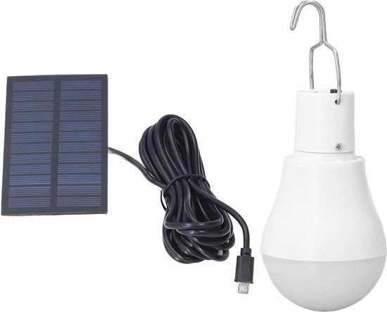Lampada solare LED a muro per illuminazione domestica campeggio cucina lavoro lettura manutenzione aerei di allevamento emergenze blackout.