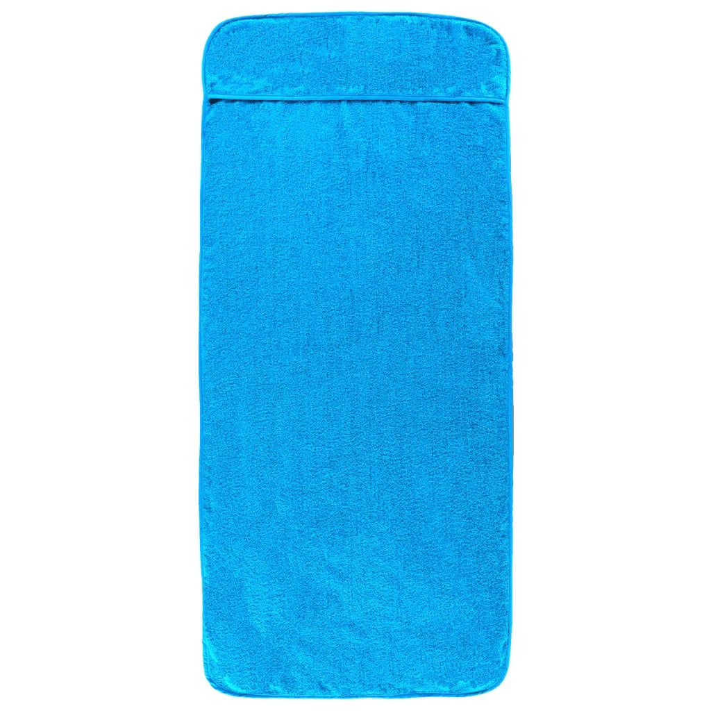Asciugamani da Spiaggia 2 pz Turchese 75x200 cm Tessuto 400 GSM 362680