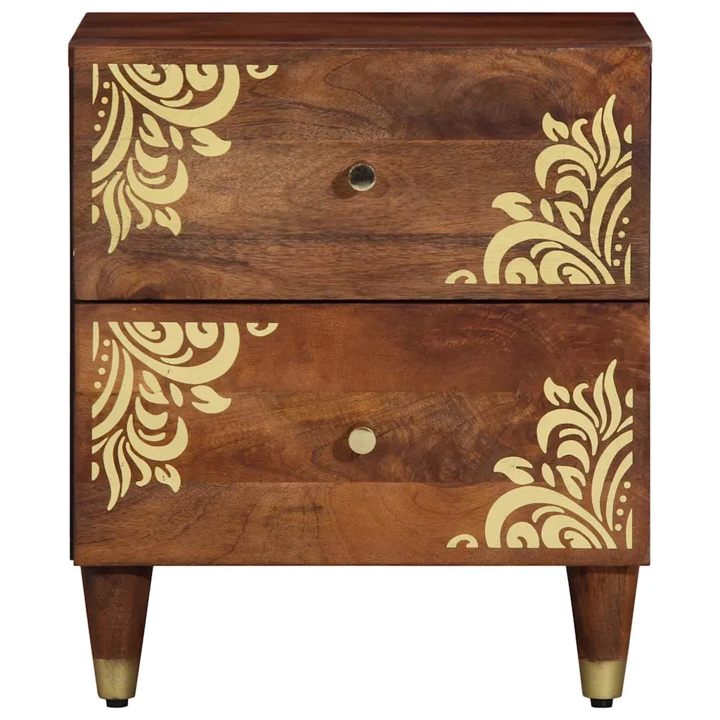 Armadio da Notte con cassetto Marrone miele 40 x 33 x 46 cm 4018734