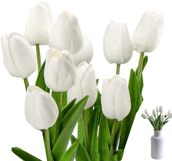 Decorazioni floreali in PU, set da 10 pezzi, ecocompatibili, per decorazione e festa di nozze