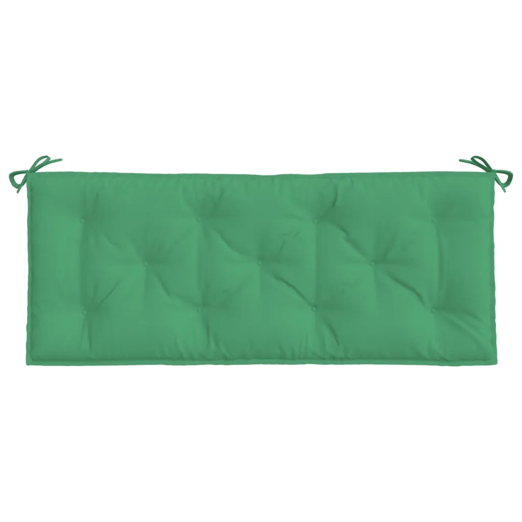 Cuscini Panca da Giardino 2pz Verdi 120x50x7 cm Tessuto Oxford 361683
