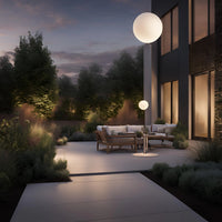 Acrilux 50019 braccio angolare 45° per globli Ø200 Ø250 Ø300 mm con base