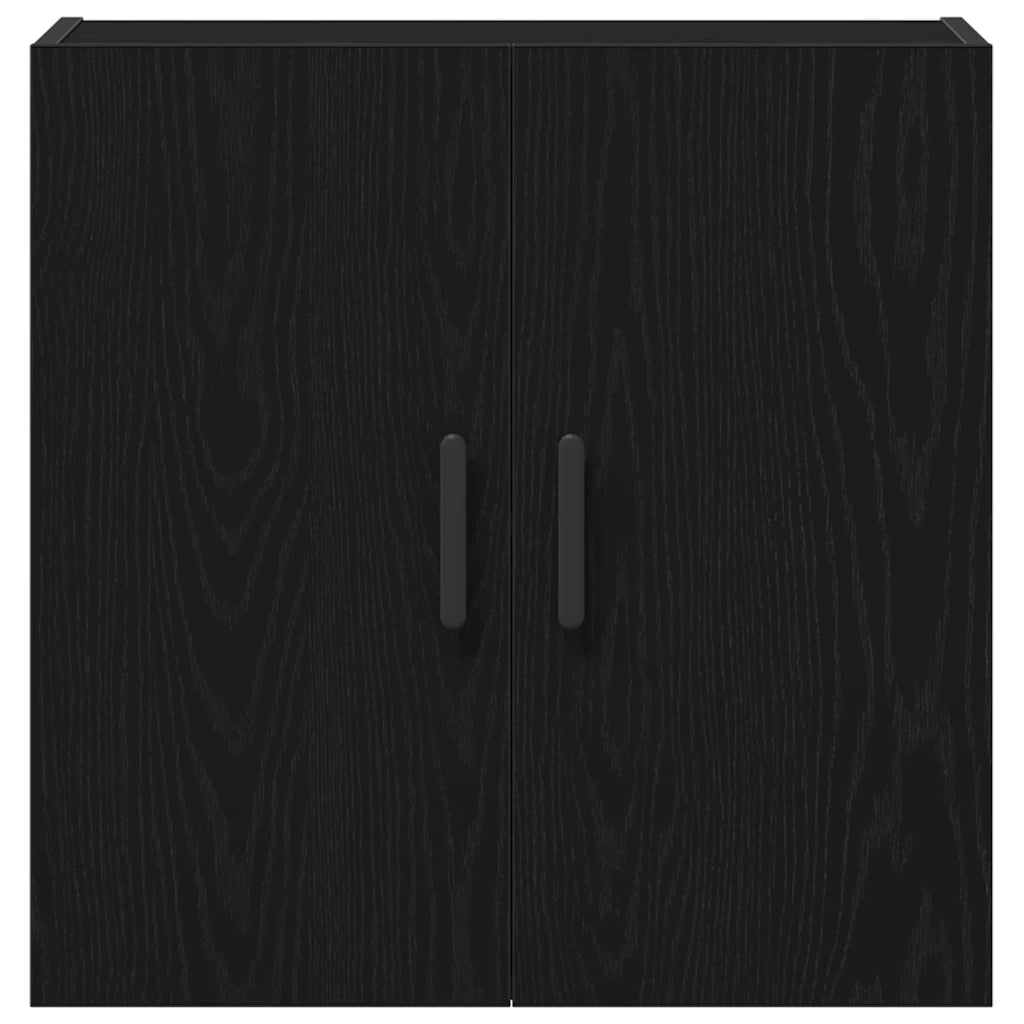 Mobile a muro 60 x 31 x 60 cm Legno ingegnerizzato Rovere Nero 862945