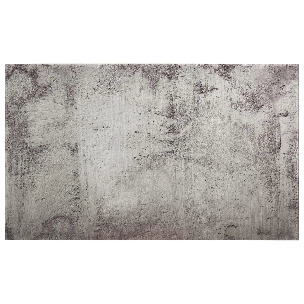 Lavagna magnetica pannello di scrittura scuola casa ufficio vetro da parete 100 x 60 cm grigio 02_0045496