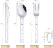 Set di cucina da campeggio 430 con set di utensili da picnic e da cucina da campeggio esterno