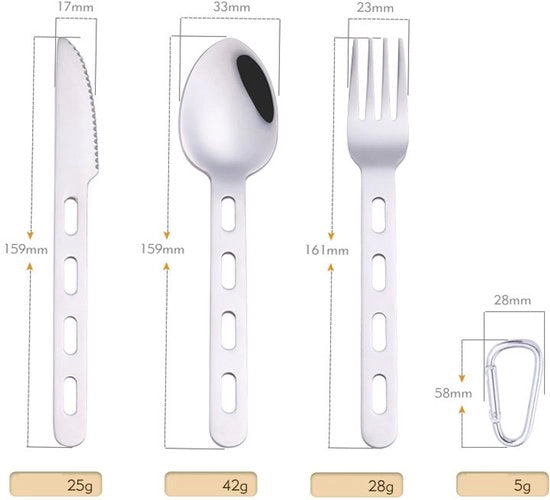 Set di cucina da campeggio 430 con set di utensili da picnic e da cucina da campeggio esterno
