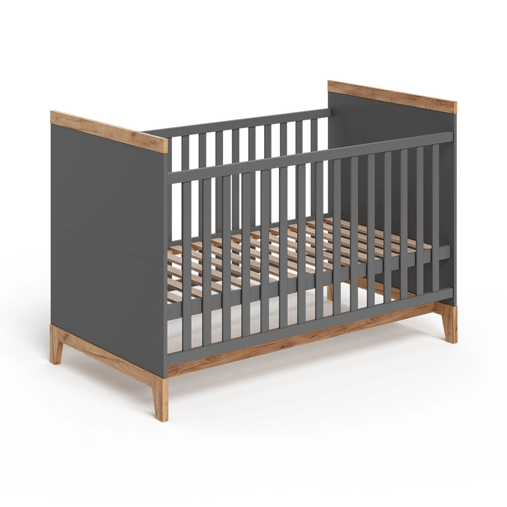 Vitalispa culla neonato Grigio/Artisan 70x140 cm