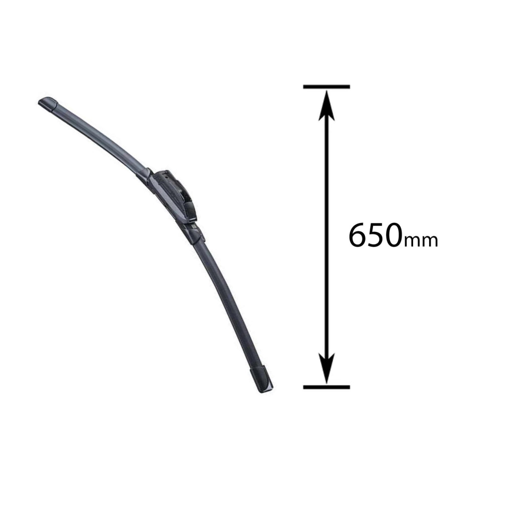 Spazzola Tergicristallo Auto Universale S985 26'' 650mm 16 Attacchi Opzionale