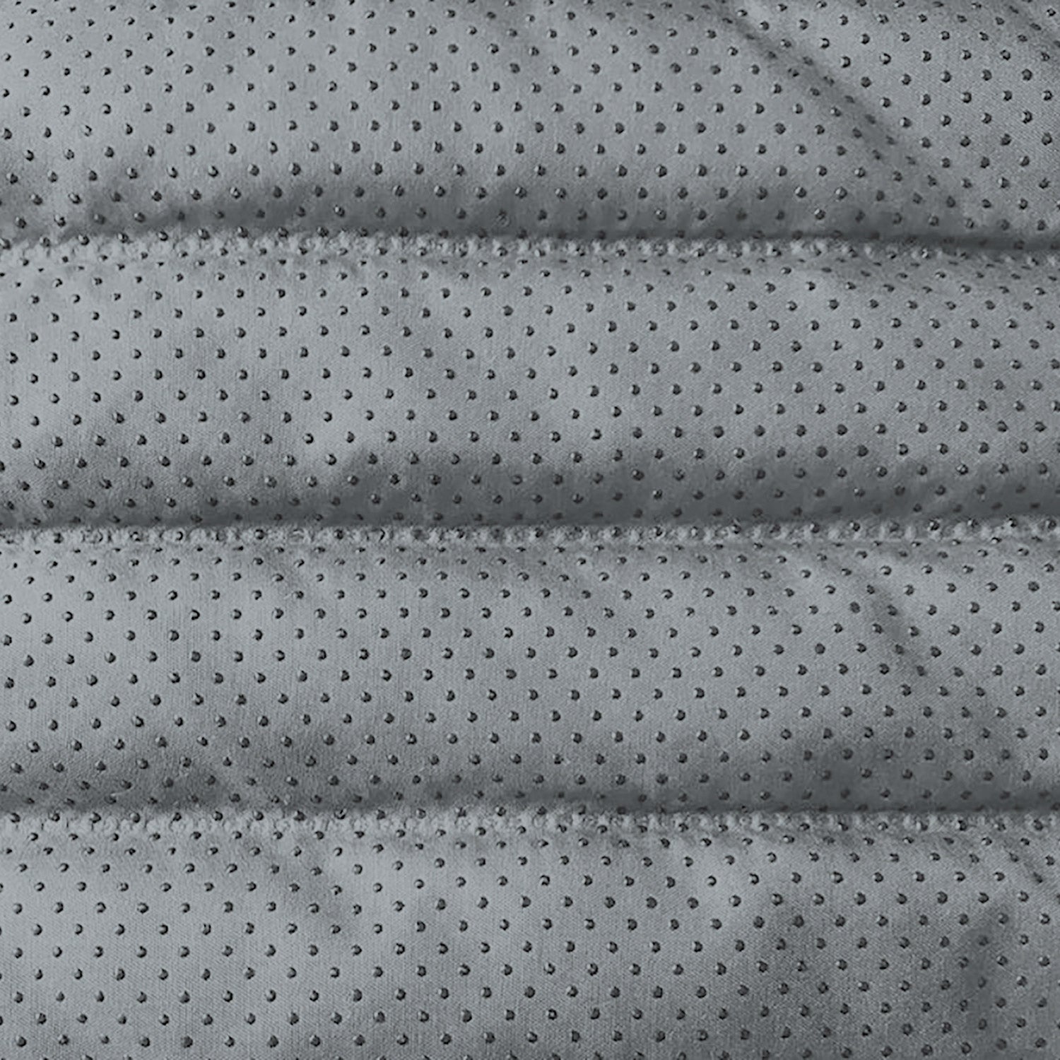 Copridivano Trapuntato 1 Posto in Microfibra Grigio Chiaro