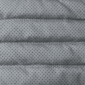 Copridivano Trapuntato 2 Posti in Microfibra Grigio Chiaro