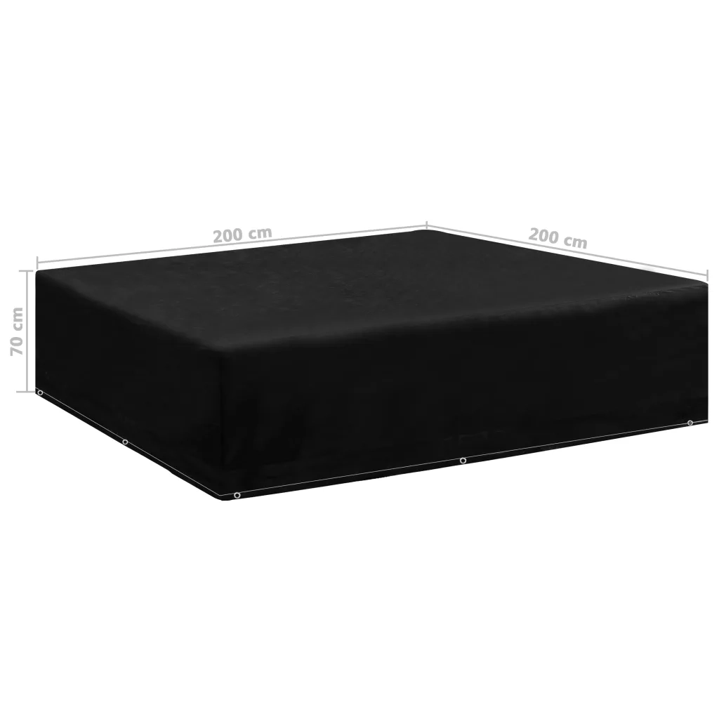 Copertura per Mobili da Giardino | Telone per mobili da esterni con 8 Occhielli 200x200x70 cm