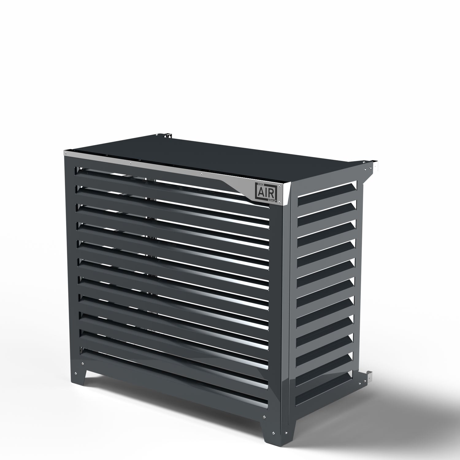 Cover Pompa di Calore 105x65x150 cm installazione a terra vicino la parete Big Blade VL Antracite