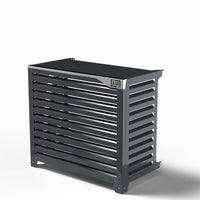 Cover Pompa di Calore 105x65x150 cm installazione a terra vicino la parete Big Blade VL Antracite