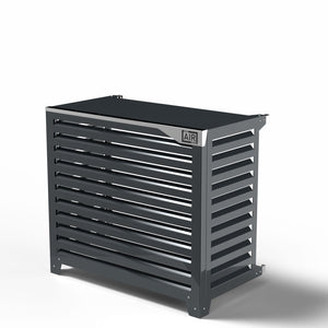 Cover Pompa di Calore 105x65x150 cm installazione a terra vicino la parete Big Blade VL Antracite