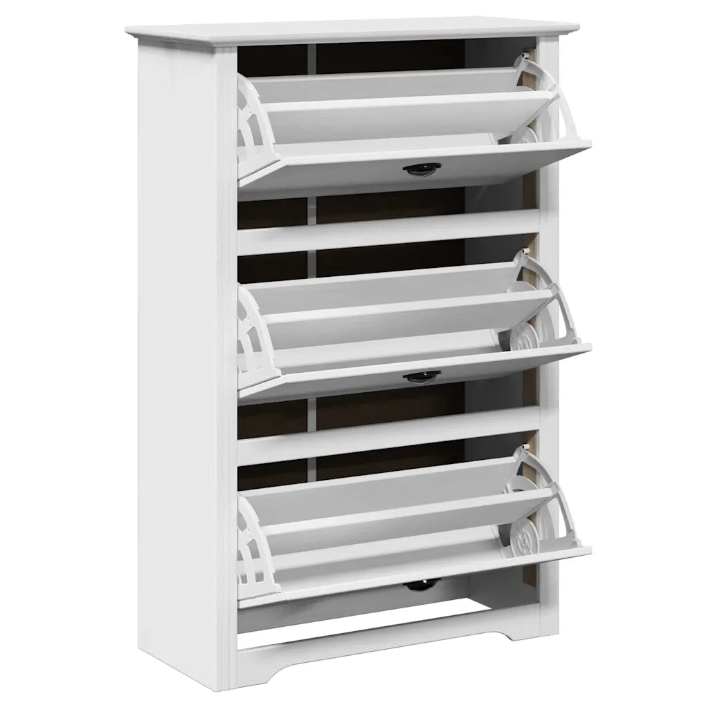 Scarpiera BODO Bianca 80x35x118 cm 4016881