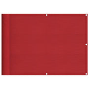 Paravento da Balcone Rosso 75x700 cm 100% Poliestere Oxford CFW1713223
