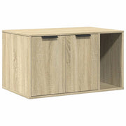 Mobiletto per lettiera per gatti in legno ingegnerizzato Sonoma marrone 02_0043339