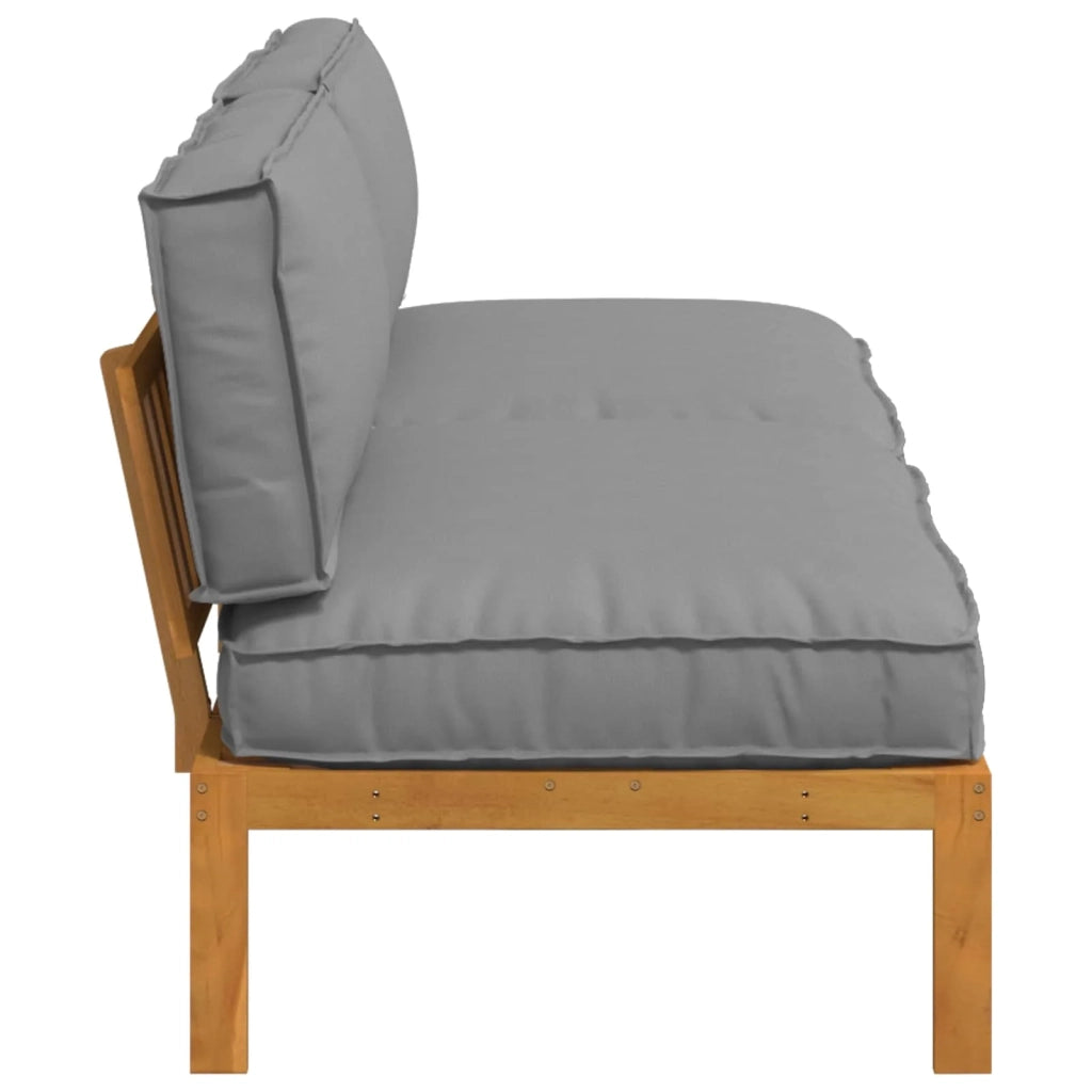 Set di divani con cuscino 2 pcs Grigio Legno di Acacia Massello 3418217