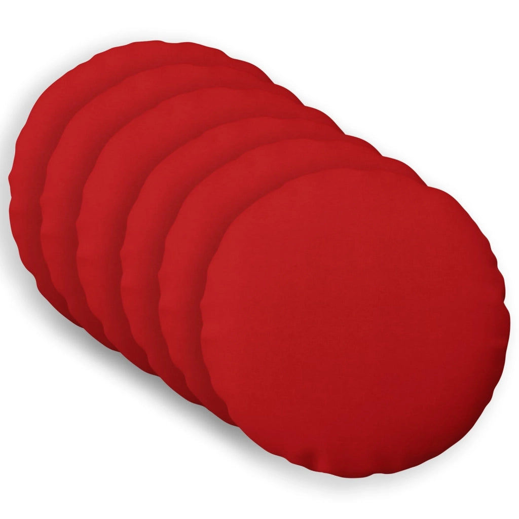 Federa 6 pz HEERLEN Rosso Ø 50 cm Tessuto 922532
