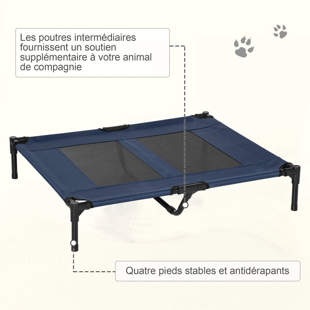 Letto per cani e gatti ¨C zephmum ¨C tessuto Oxford, acciaio