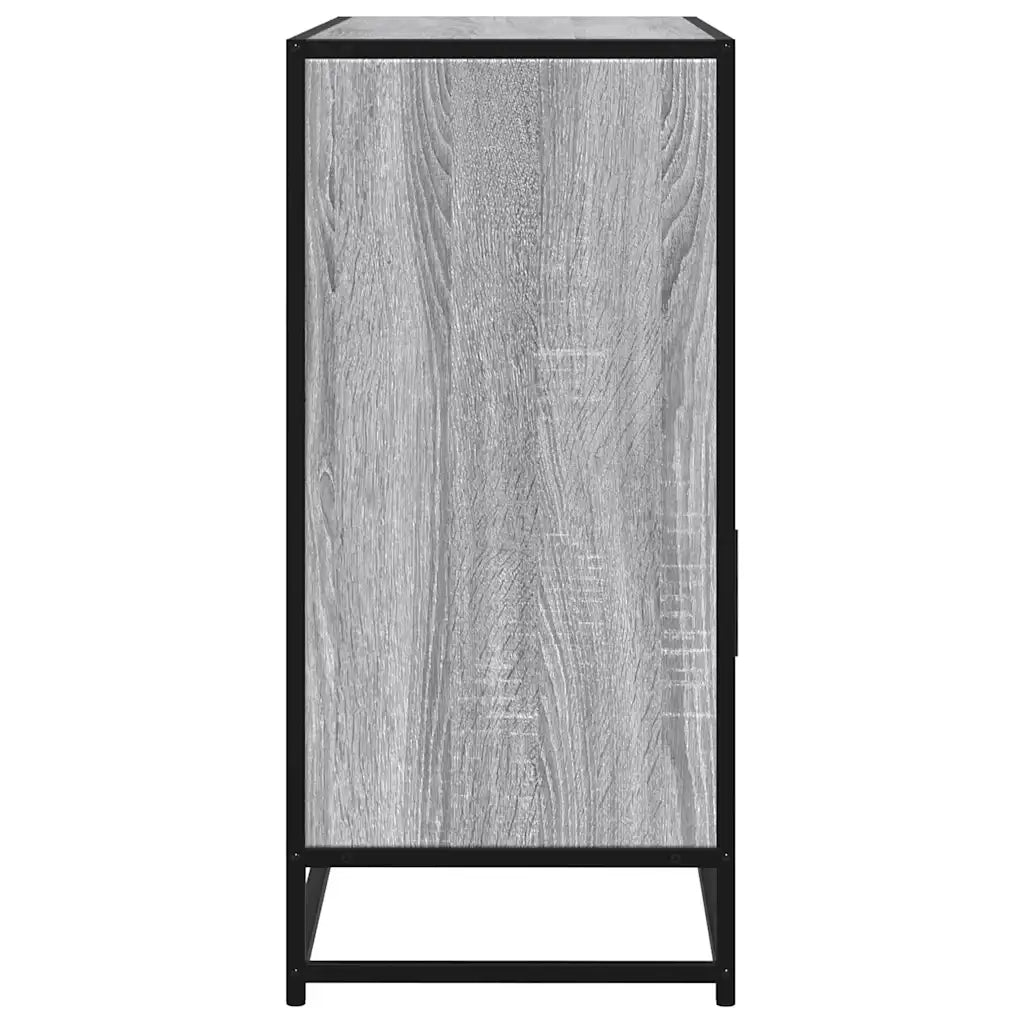 Credenza Grigio Sonoma 100x35x76 cm in Legno Multistrato