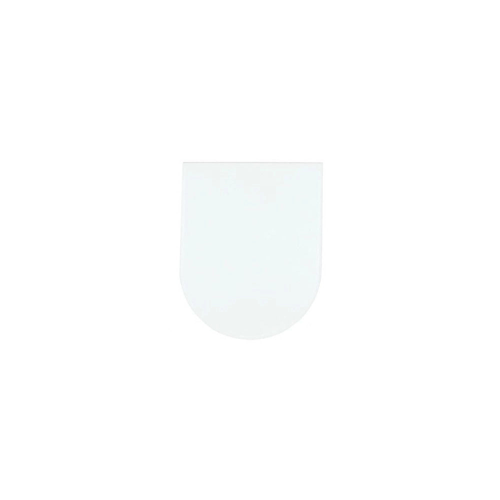 Trade Shop - Copriwater Uf Universale Sedile Wc Bianco Water Bagno Forma D Chiusura Ammortizzata 87645 -