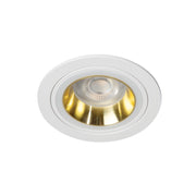 Faretto da incasso tondo bianco/oro Kanlux Feline GX5.3/GU10