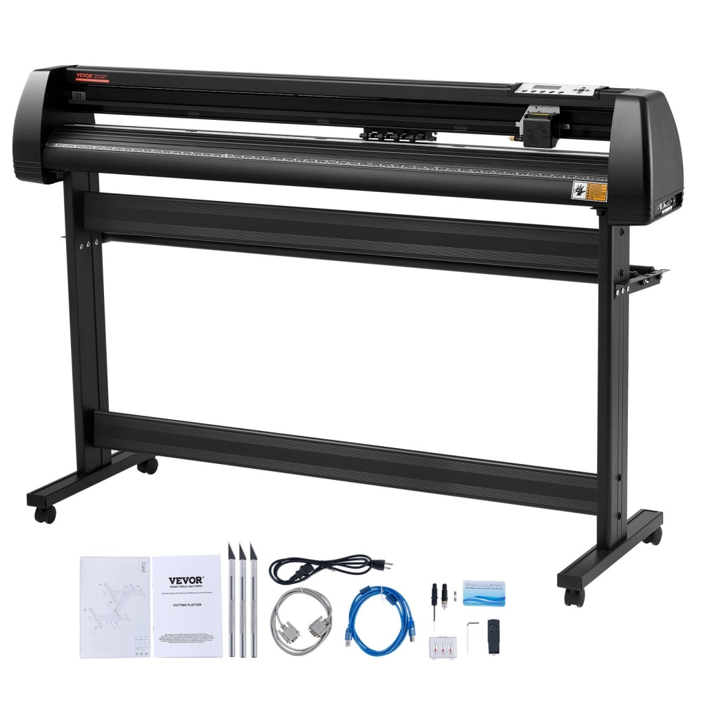 Plotter da Taglio in Vinile 1350 mm con Software Signmaster e Supporto da Pavimento Regolabile per Fai da Te