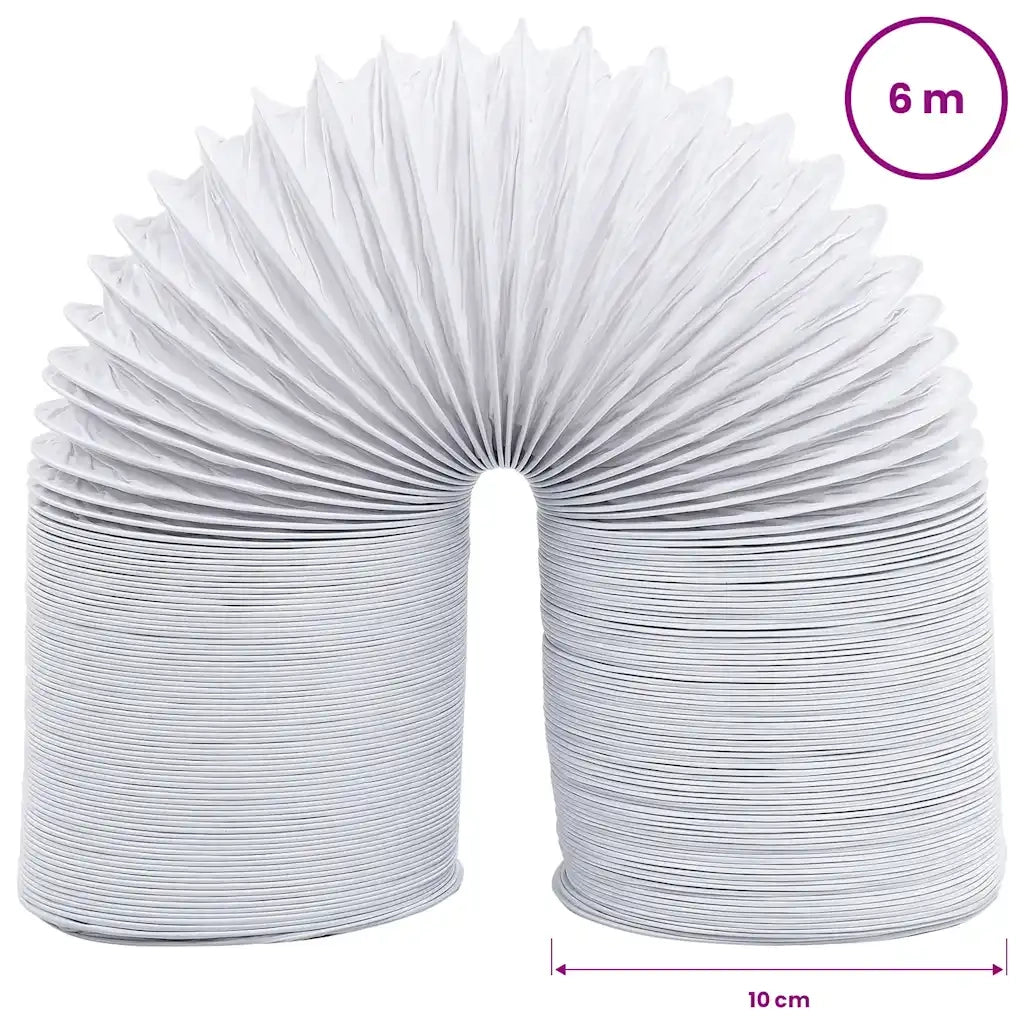 Condotto di Ventilazione in PVC 6m 10cm 51168