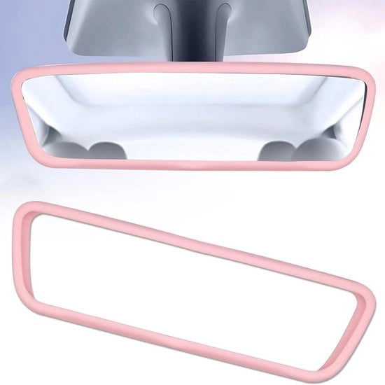 Copertura per Specchiera Rettrommiraggio - Rosso Silicone - Antiscivolo - Resistente ai Scontri - Protezione Effettiva - Materiale Flessibile - Copertura per Specchiera