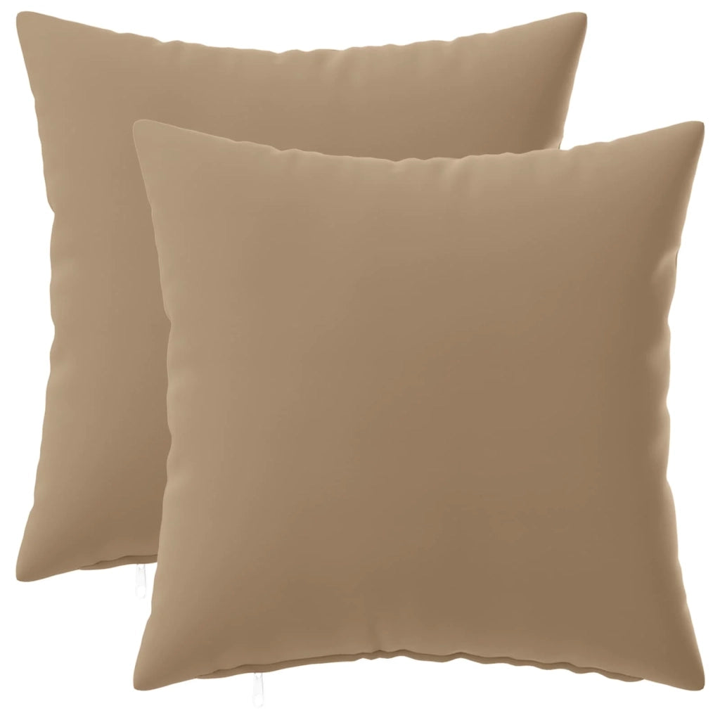 Federa 2 pz HEERLEN Tortora 35 x 35 cm Poliestere 908171