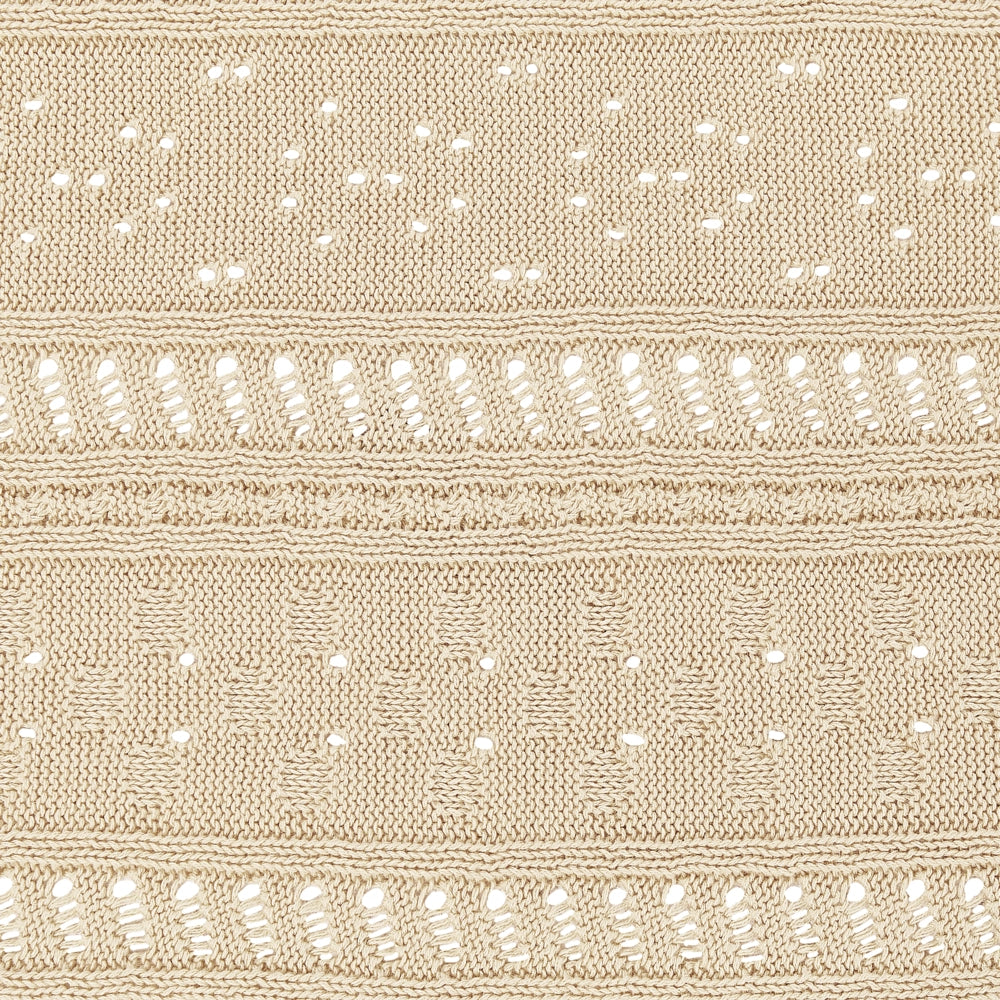Copriletto Beige Tessuto di cotone 150 x 200 cm Decorativo Biancheria da letto Design Classico Camera da letto