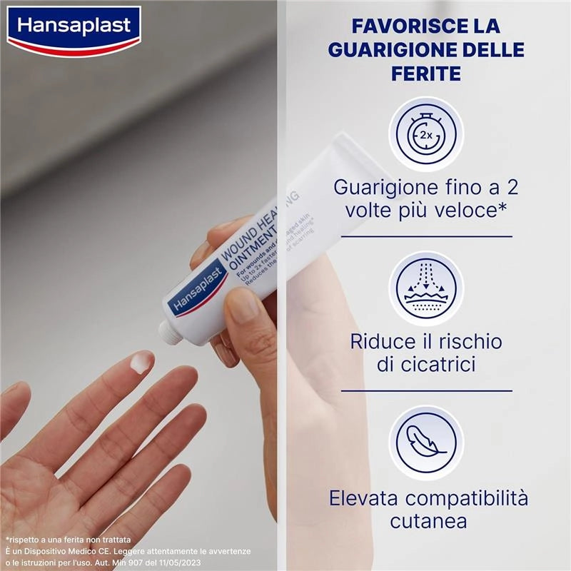 HANSAPLAST POMATA CICATRIZZANTE PER FERITE E PELLE DANNEGGIATA CICATRIZZANTE RIDUCE IL RISCHIO DI CICATRICI 20 G