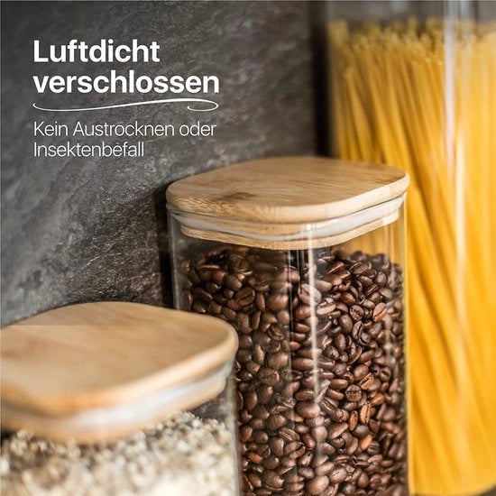 Contenitori a tenuta d'aria per magazzino – Contenitori per magazzino da cucina - Contenitore per conservazione - Contenitori per magazzino
