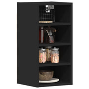 Mobile Pensile Â“RigaÂ” Nero 30x29,5x60 cm in Legno Multistrato