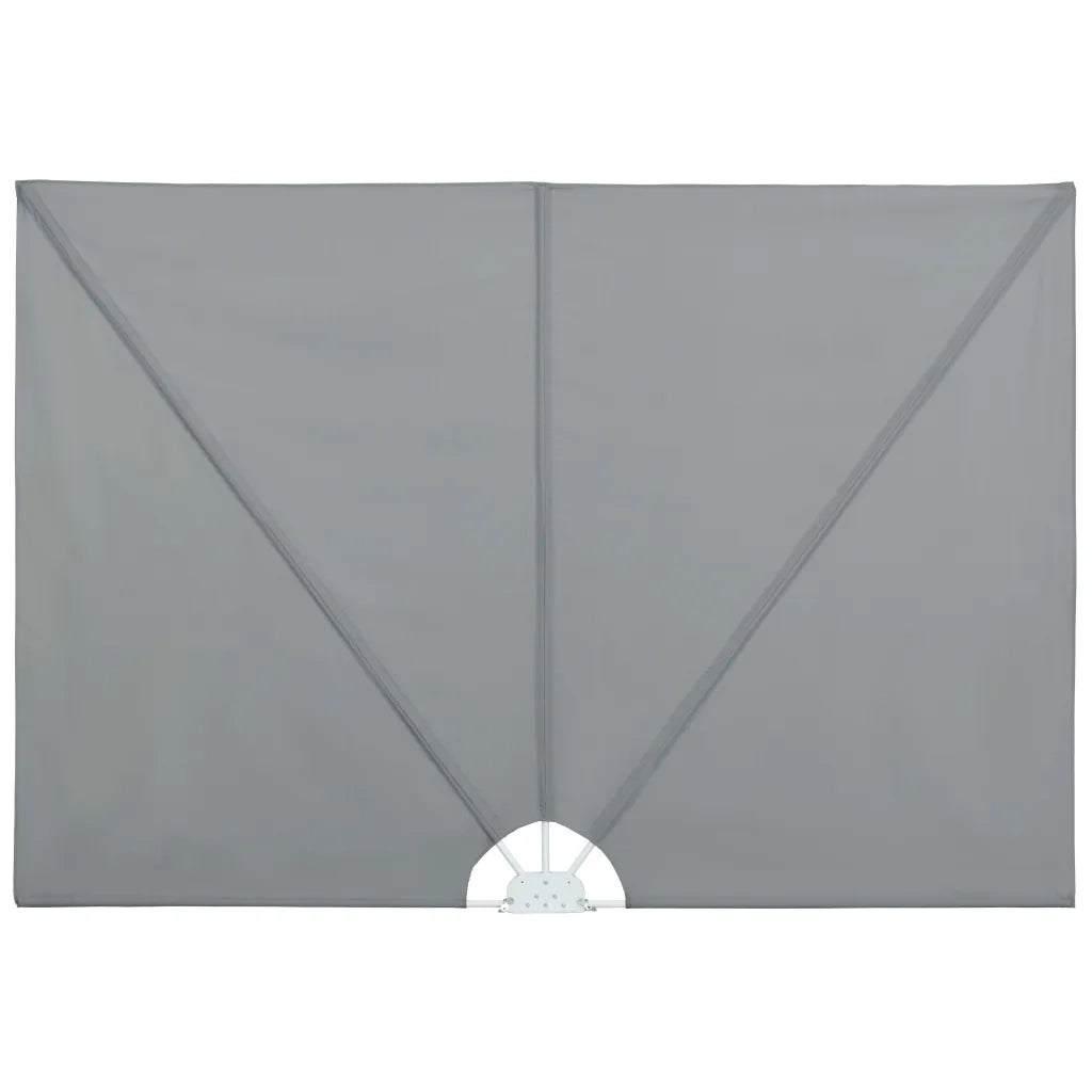 Tenda Laterale per Terrazza Pieghevole-Tenda parasole per balcone Grigio 240x160 cm