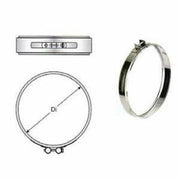 Inox doppia parete aisi 316 fasc etta di bloccaggio d.500 550 b08