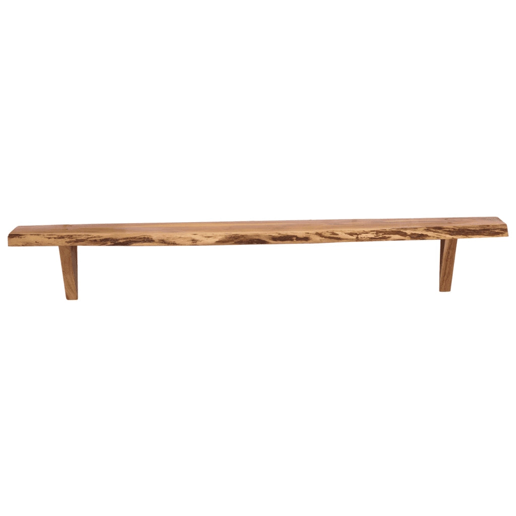 Mensole da Parete 2 pz 110x20x18 cm in Legno Massello di Acacia cod mxl 64412