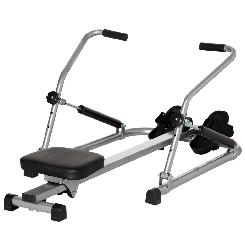 Vogatore Pieghevole ¨C zephmum ¨C Nero e Argento 129x70x70 cm