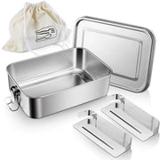 Lunchbox in acciaio inossidabile con scomparti (1.850 ml)