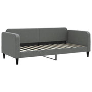 Letto singolo | Letto per adulti | Letto da Giorno Grigio 90x200 cm in Tessuto