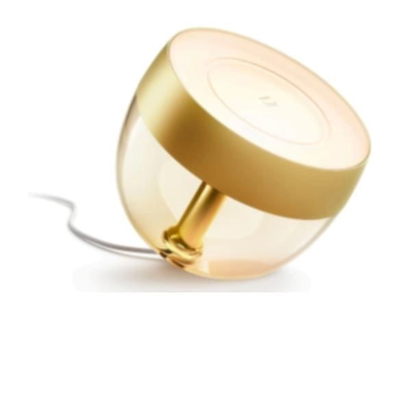 Philips Hue 929002376402 Iris Lampada Smart da Tavolo White and Color Ambiance Bluetooth Zigbee 8.1W 570 lm colore Oro