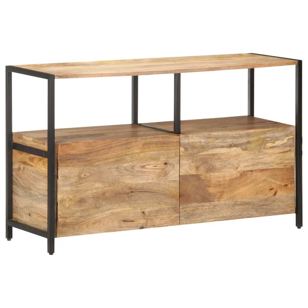 Credenza | Madia | Buffet da pranzo | Armadio da pranzo 110x35x65 cm in Legno Massello di Mango