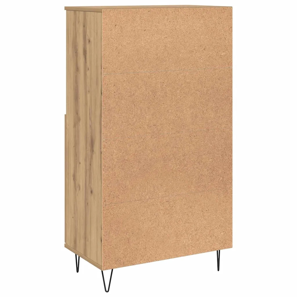 Credenza-Buffet-Armadio da cucina Marrone 60 x 36 x 110 cm Legno multistrato 724295