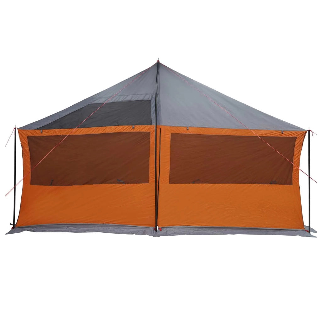 Tenda Familiare con tetto Grigio e arancione 600 x 400 x 268 cm 42028605