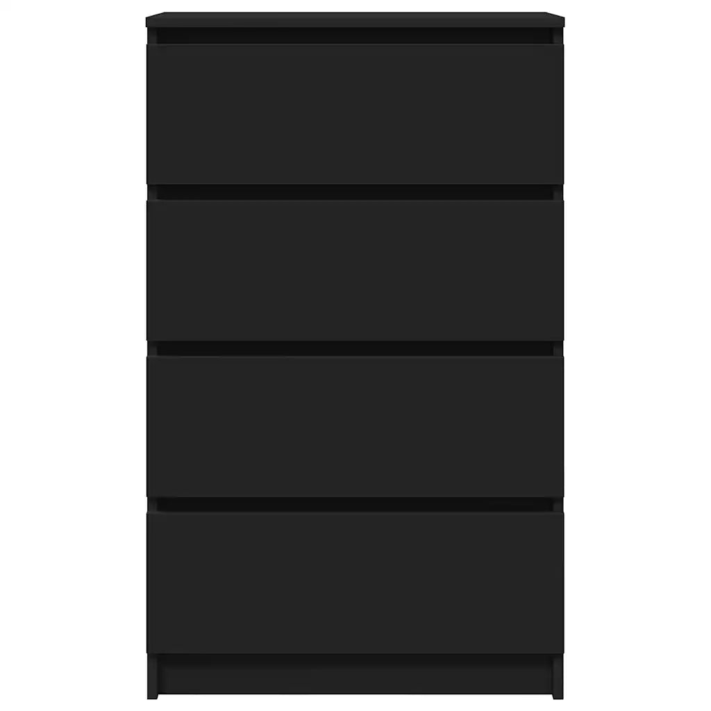 Credenza Nera 60x35x98,5 cm in Legno Multistrato 800532
