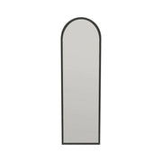 Specchio Artus, Specchiera, Articolo d'arredo a muro, Decorazione con specchio, 50x2h160 cm, Nero
